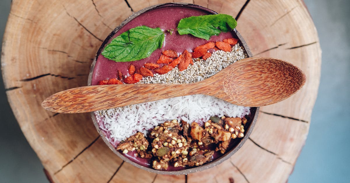 Wooden Scoop on Bowl