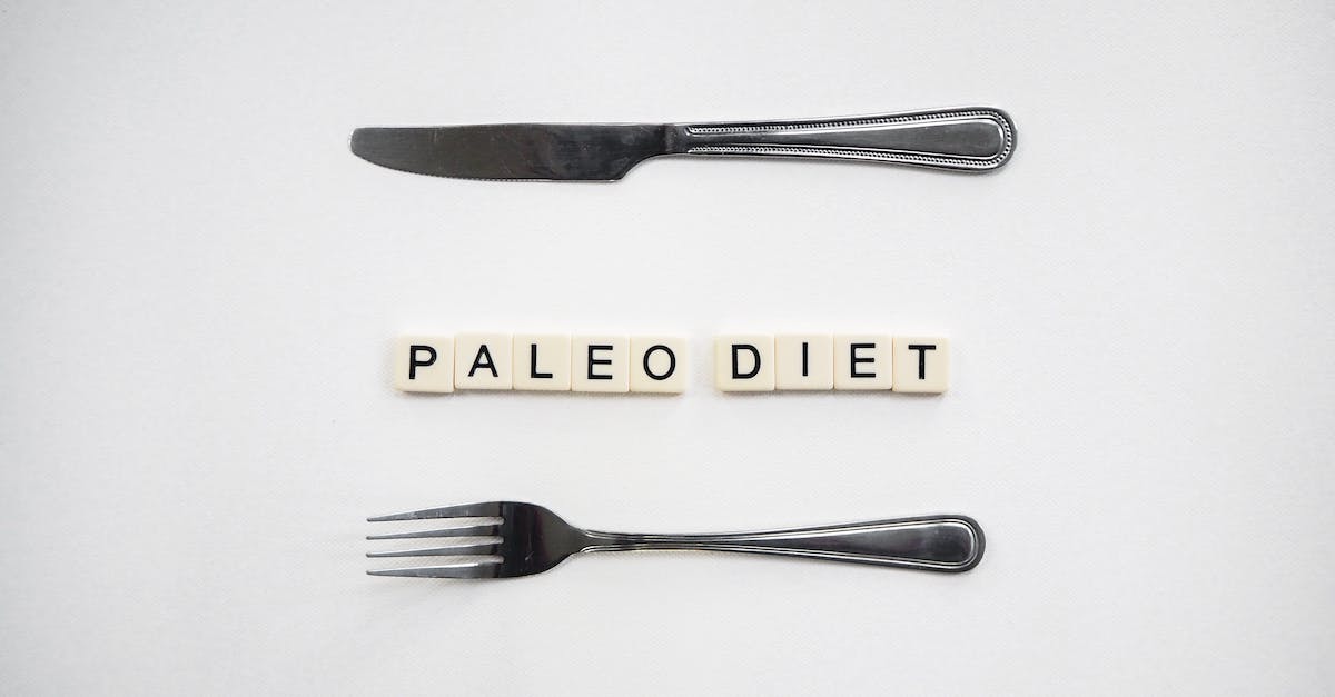 Text of Paleo Diet on Scrabble Tiles