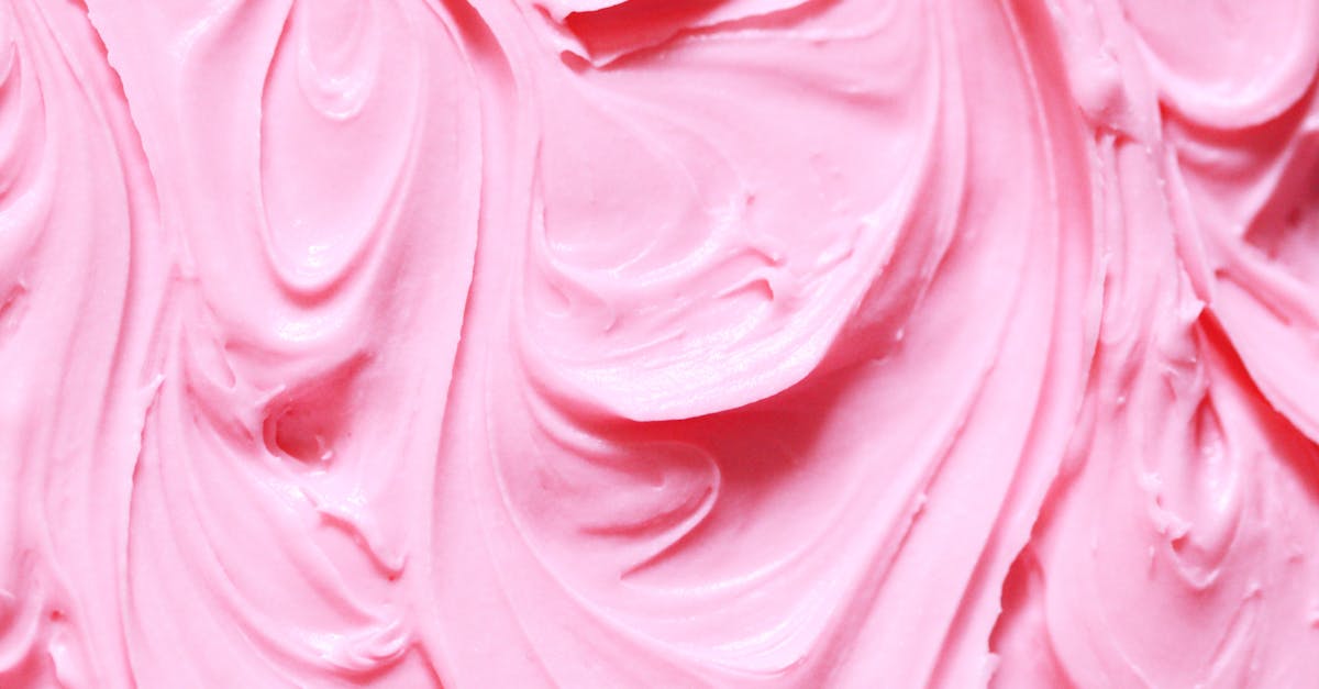 Close Up Photo of Pink Butter Cream