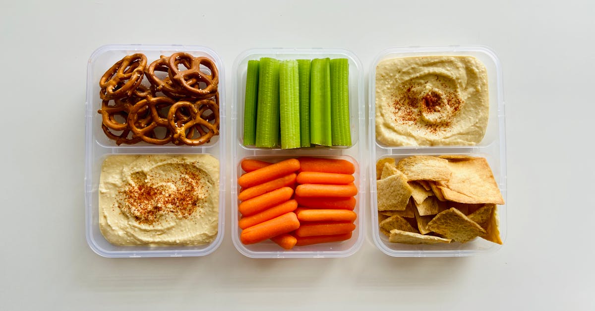 Vegan Packed Snacks in Plastic Containers